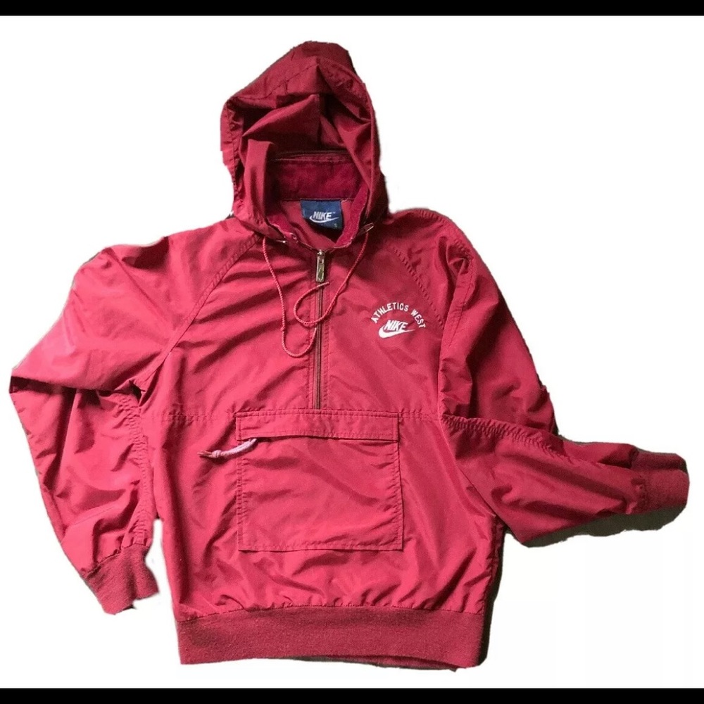 Vintage Rare Nike Blue Tag Athletics West Pullover